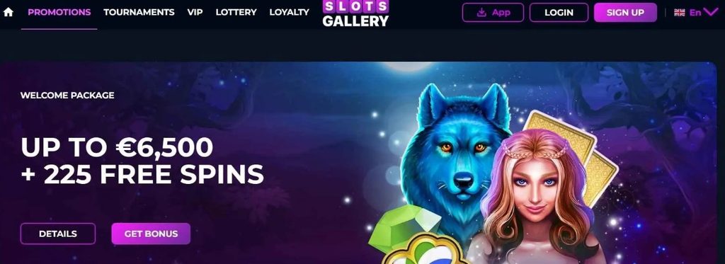 Slots Gallery terms page, cashout limit in the clause list